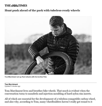 The Times Newspaper 'On Your Bike' Column 5/5 Review - MASON x HUNT 4 Season Disc Wheelset & Full Company Profile