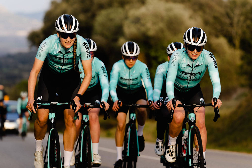 Bianchi HUNT Morvelo go to Girona