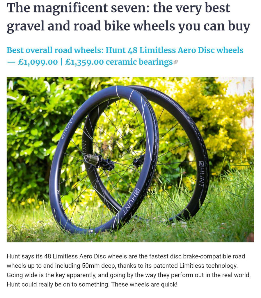 Road.cc Best Overall Wheels - 48 Limitess  Aero Disc