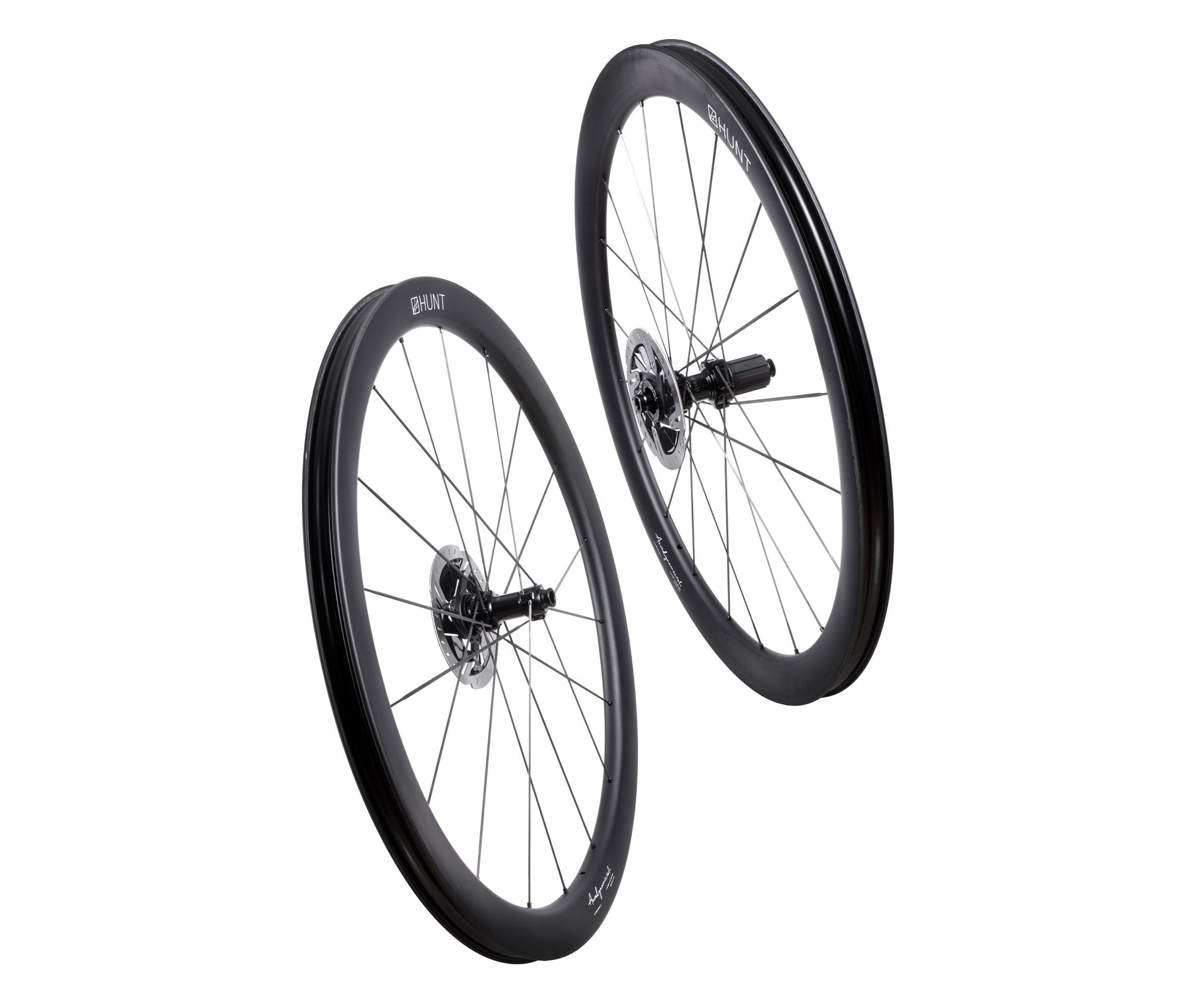 パーツ HUNT 44 Aerodynamicist HUNT 44_46 Aerodynamicist UD Carbon Spoke Disc Wheelset