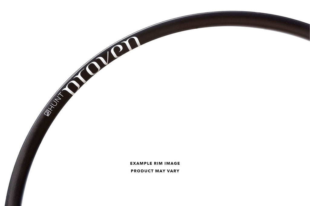 HUNT PROVEN Race Enduro Carbon MTB 29 Rim | Front | Hookless | Bright White Decals