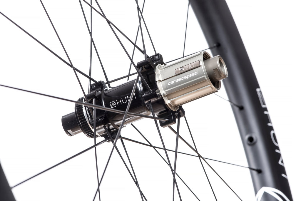 Detailed image of the 48 Limitless Aero Disc rear hub