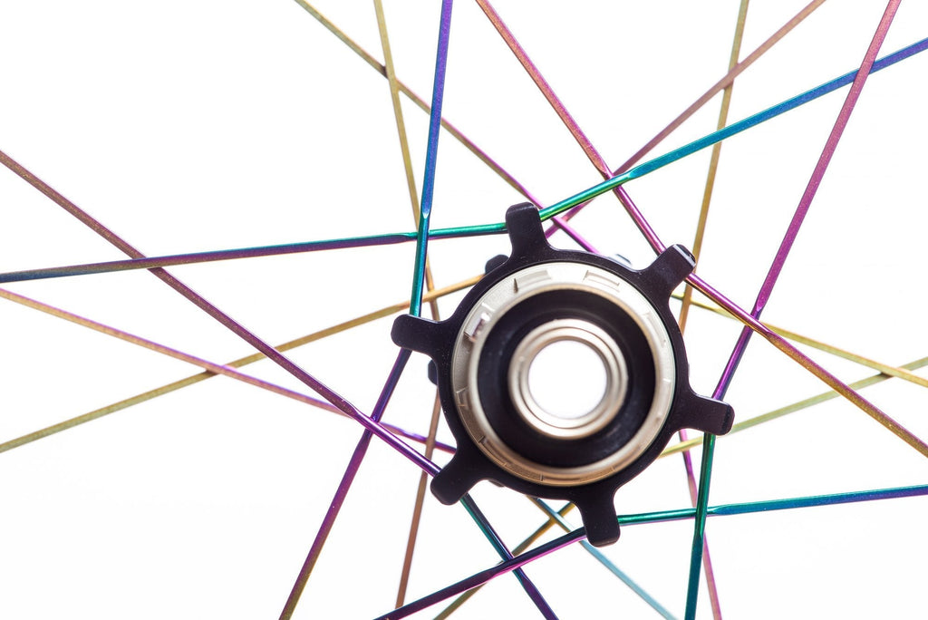 Spoke | TI-TB2016 | J-Bend | Rounded | 298mm | Ti-Nitride Oil-Slick