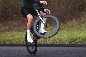 <h1>Weight</h1><i>The consequence of the fanatical attention to detail is an outstandingly light 1637g (62/62) wheelset weight in a lightning fast stiff aero package. We've enjoyed free wheeling in the pack whilst all others are pedalling, is it cheating?</i>