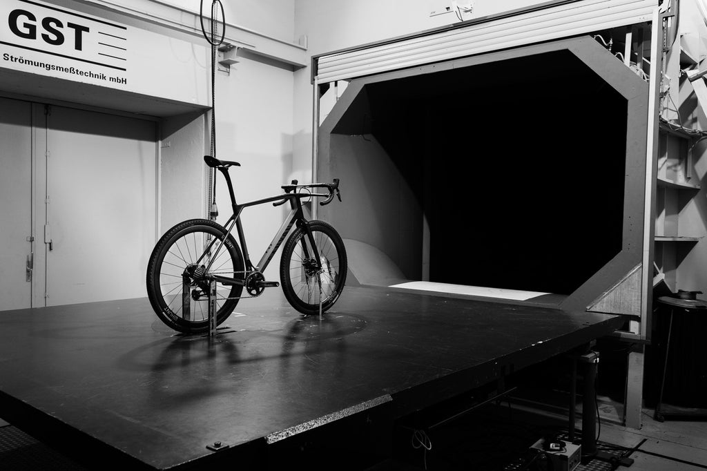 HUNT wheels being put to the test in the GST wind tunnel in Germany 