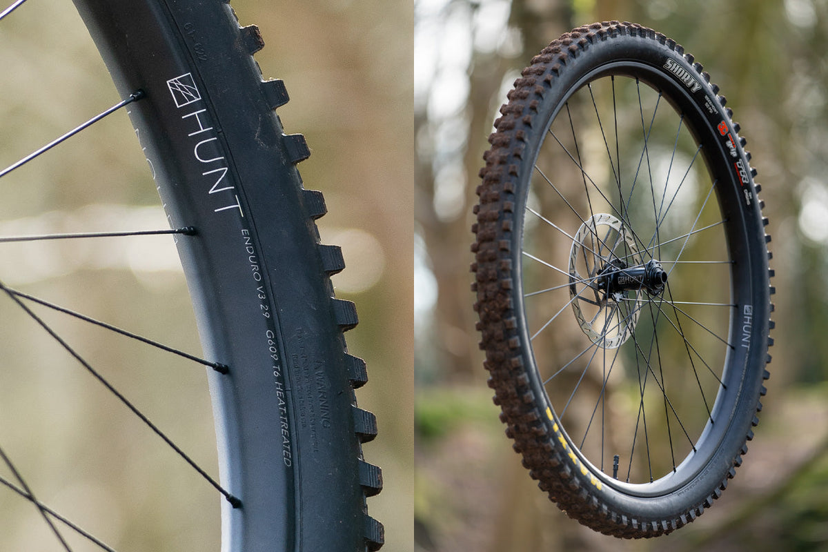 Detail výpletu HUNT Enduro V3 29 MTB
