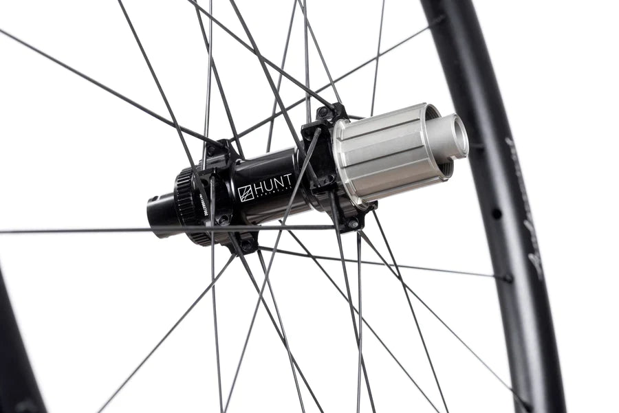 Detailed image of the 54 Aerodynamicist Carbon Disc rear hub