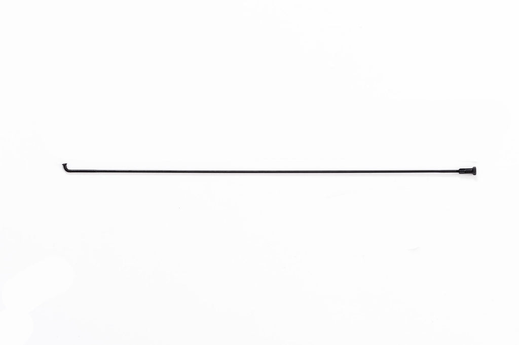 Spoke | TB2018-14G | J-Bend | Rounded | 300mm | Black