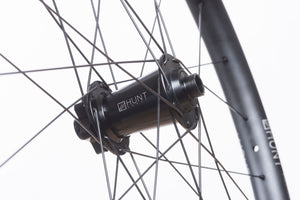 <h1>Front Hub</h1><i>We have gone all out on the front hub and beefed it up over our XCWide and TrailWide wheelsets. Featuring an oversized shell to accommodate larger and extremely durable bearings and 7075-T6 series alloy axles to increase stiffness. These hubs have been selected based on their ability to perform on the most aggressive trails.</i>
