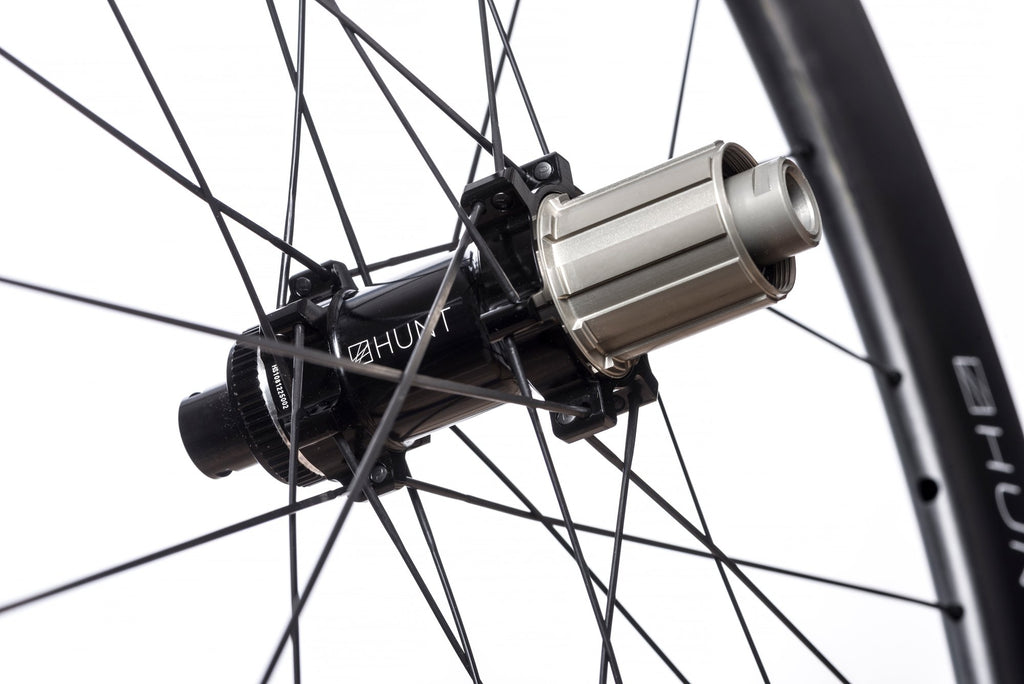 Detailed image of the HUNT 65 Carbon Aero Disc rear hub