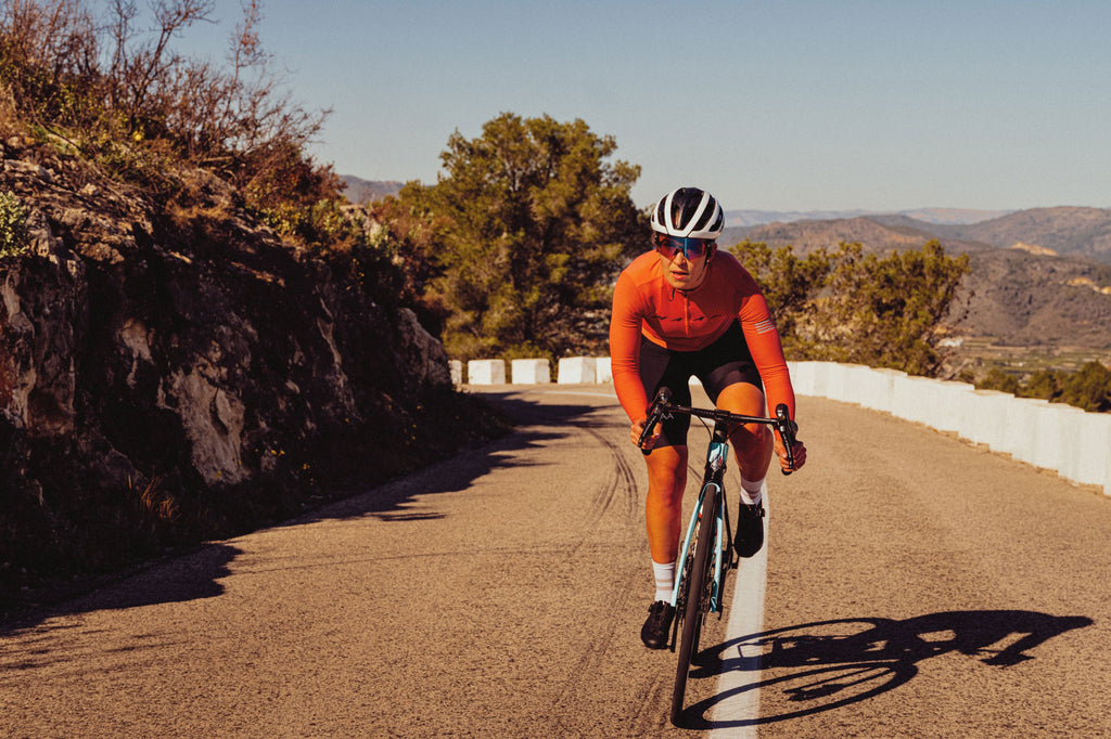 The HUNT 4454 Aerodynamicist Carbon Disc Wheelset being used on the road, combining aerodynamic performance with low weight to create a wheelset that is fast across all terrain