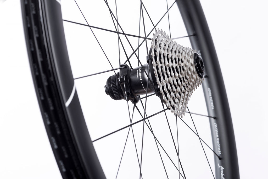 <h1>Tyres</h1><i>Optimised aerodynamically for a Schwalbe Pro One 28c, but compatible with any tubeless or clincher tyre from 23 up to 45c.</i>